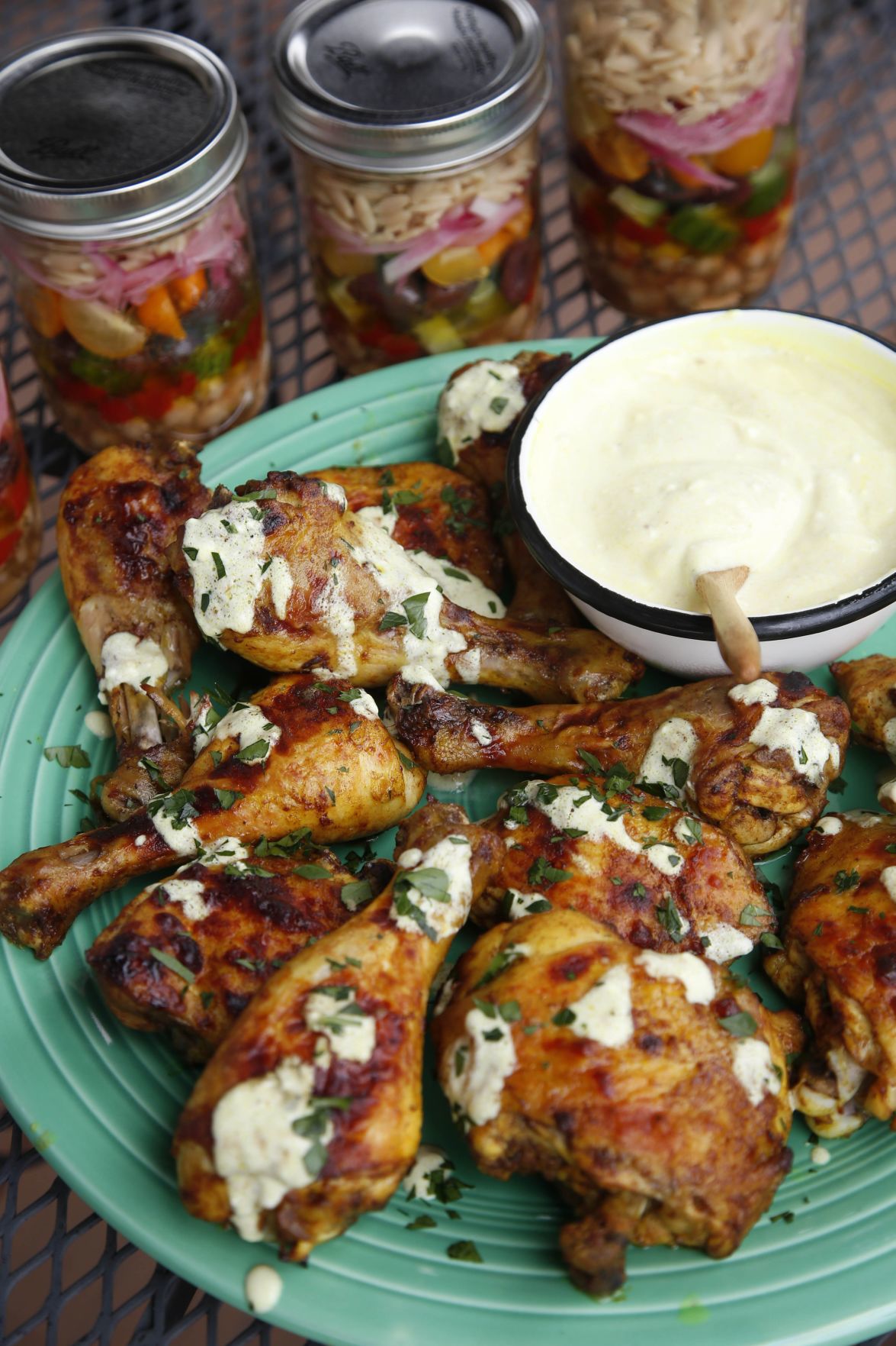 Persian Chicken with Spiced Yogurt